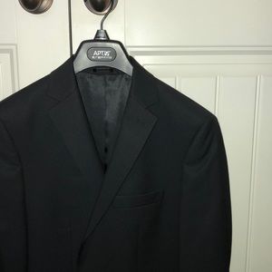 APT.9, size 38 R, Black/Dark Grey Striped Blazer